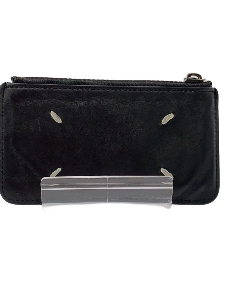 Maison Margiela Stitch Zip Leather Card Holder Wallet Size ONE SIZE - 1 Thumbnail