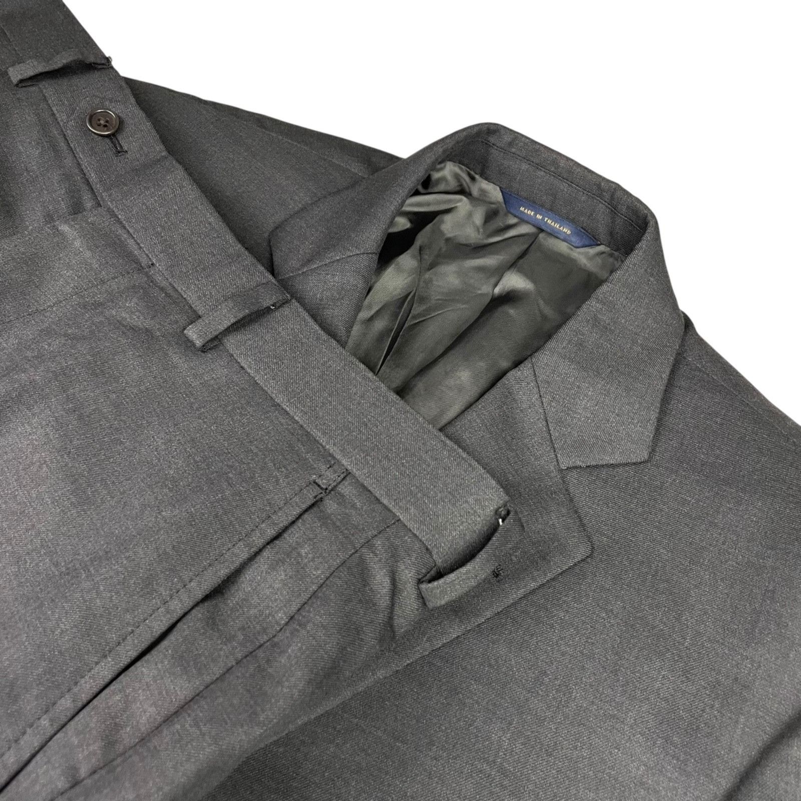 Brooks Brothers Brooks Brothers Men's Wool Stretch 2-Button Suit Gray • 41L Size 42L - 1 Thumbnail
