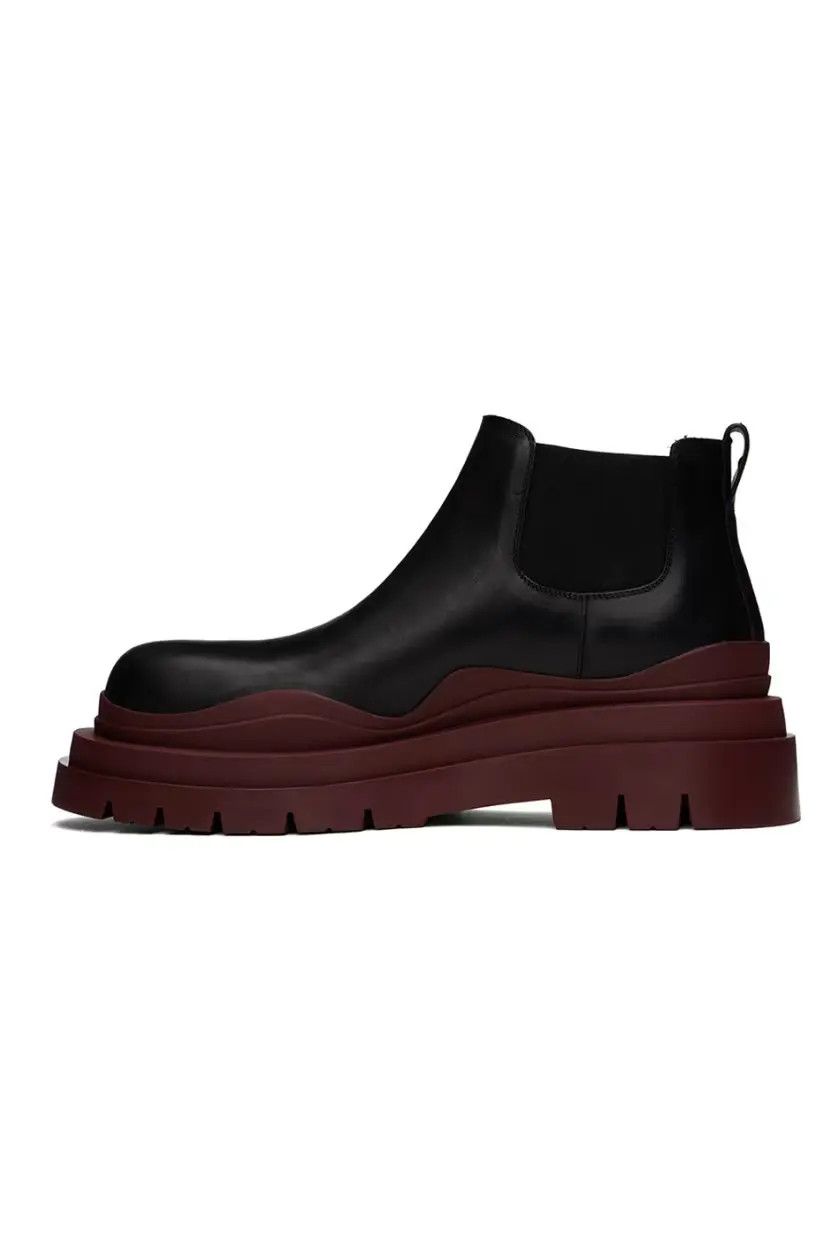 Bottega Veneta o1n1vont0125 Tire Ankle Chelsea Boots in Black Size US 11.5 / EU 44-45 - 3 Thumbnail