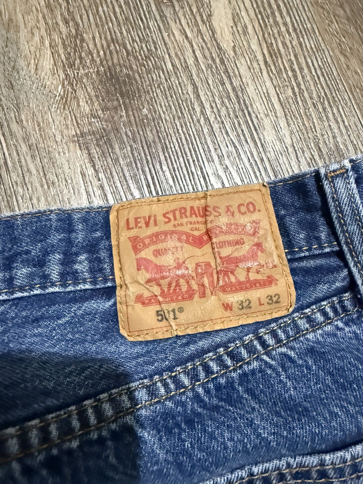 Levi's Vintage Levi’s 501 released hem Size US 32 / EU 48 - 3 Thumbnail