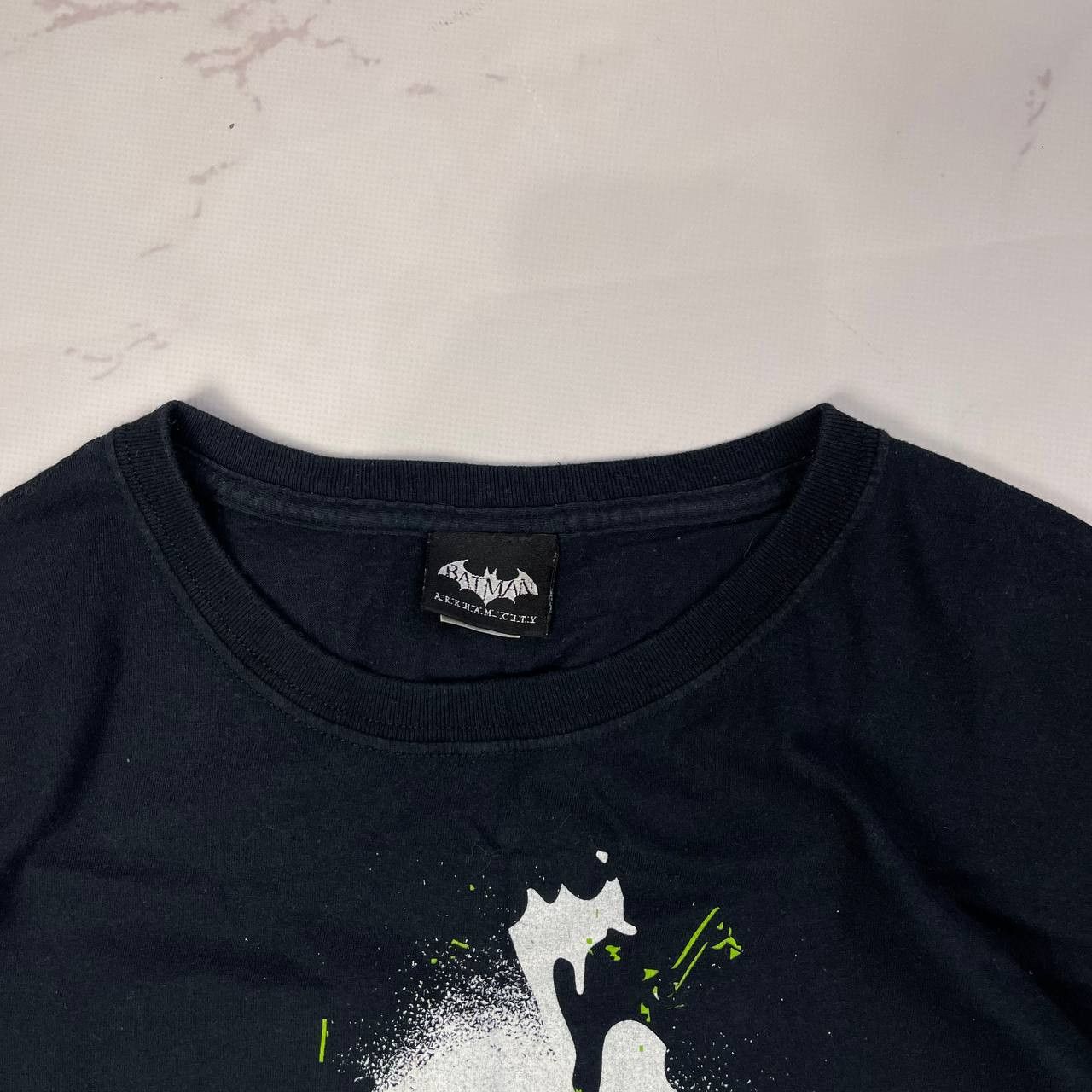 Vintage DC Comics Mens Joker Big Face T-shirt Black Sizes L Size US L / EU 52-54 / 3 - 6 Thumbnail