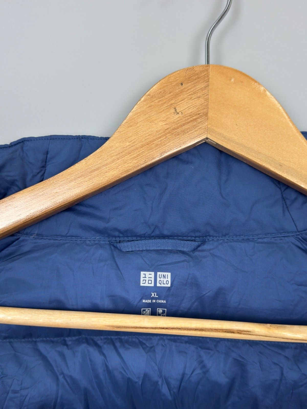 Uniqlo UNIQLO Nylon Ultra Light Puffer Down Blue Jacket Size US XL / EU 56 / 4 - 6 Thumbnail