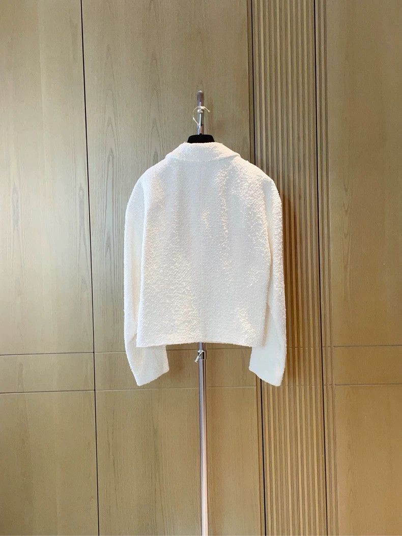 Chanel Chanel White collar double-breasted tweed jacket 2504-Nexta Size S / US 4 / IT 40 - 2 Thumbnail