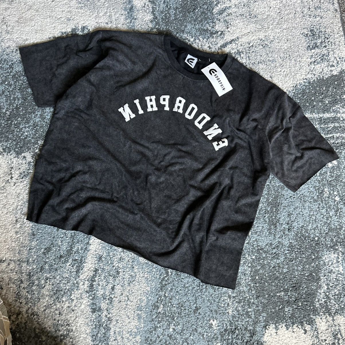 TeamSESH ENDORPHiN by EL mirror puff print acid wash crop tee BONES Size US L / EU 52-54 / 3 - 5 Thumbnail