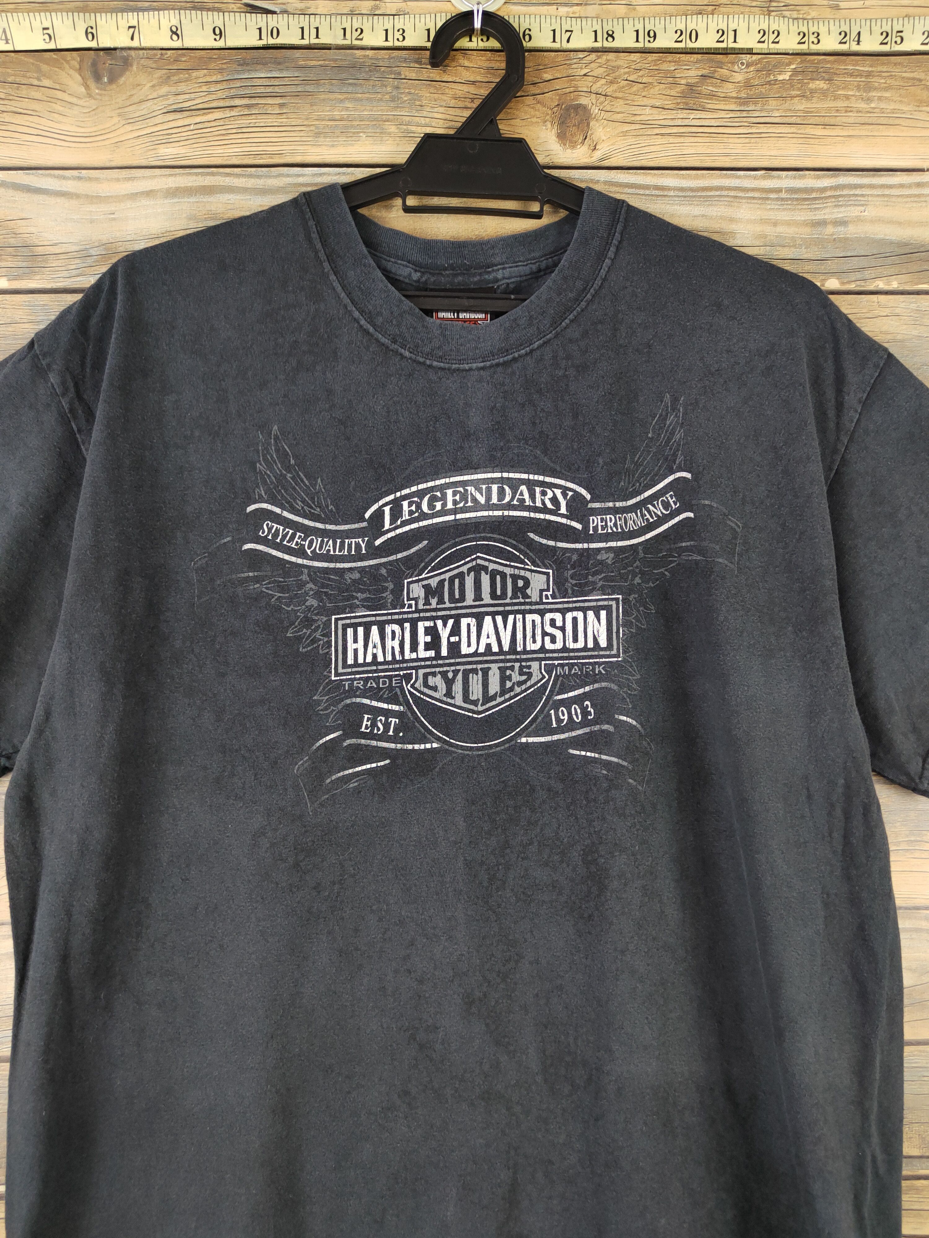 Harley Davidson DL Bike Nite Legendary Harley Davidson Black tee #1023 Size US L / EU 52-54 / 3 - 2 Thumbnail