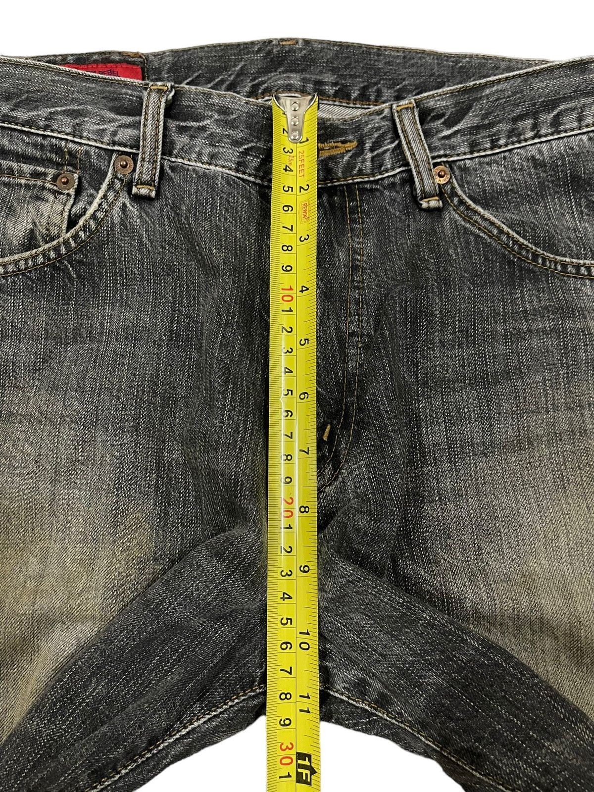 Edwin Vintage Edwin 503 Blue Wash Style Distress Jeans Size US 32 / EU 48 - 15 Thumbnail