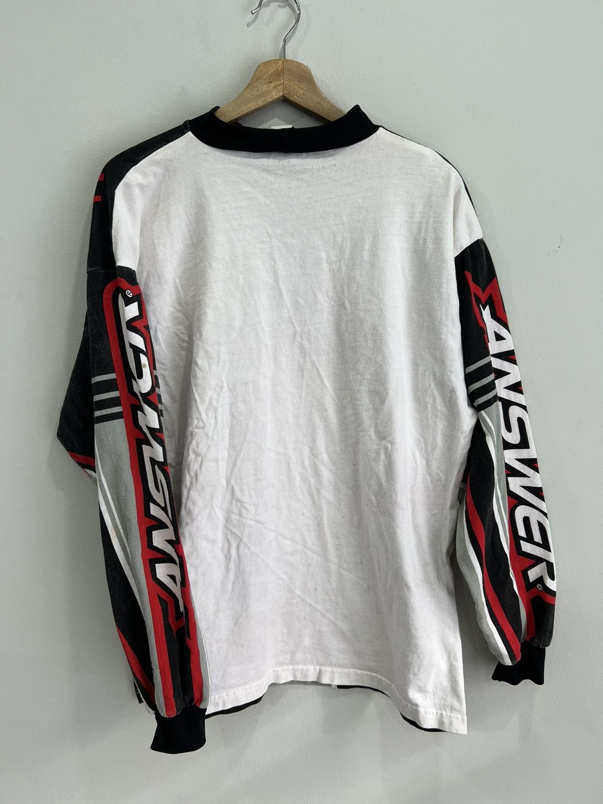 Vintage Vintage Answer Mototcross Longsleeve Racing Shirt Size US L / EU 52-54 / 3 - 2 Thumbnail