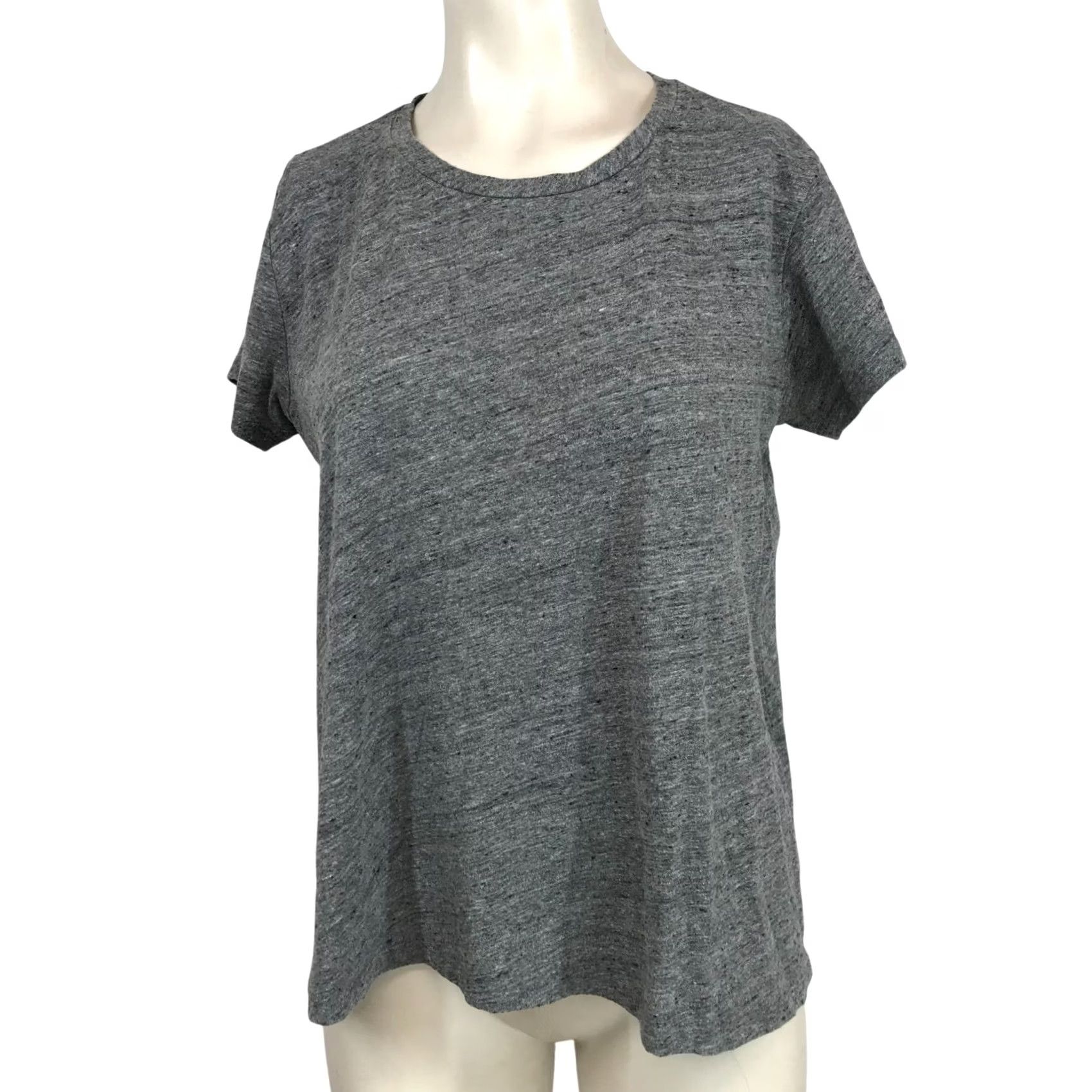 Marine Layer Marine Layer Womens Medium Gray Cotton Blend Shirt Size M / US 6-8 / IT 42-44 - 2 Thumbnail