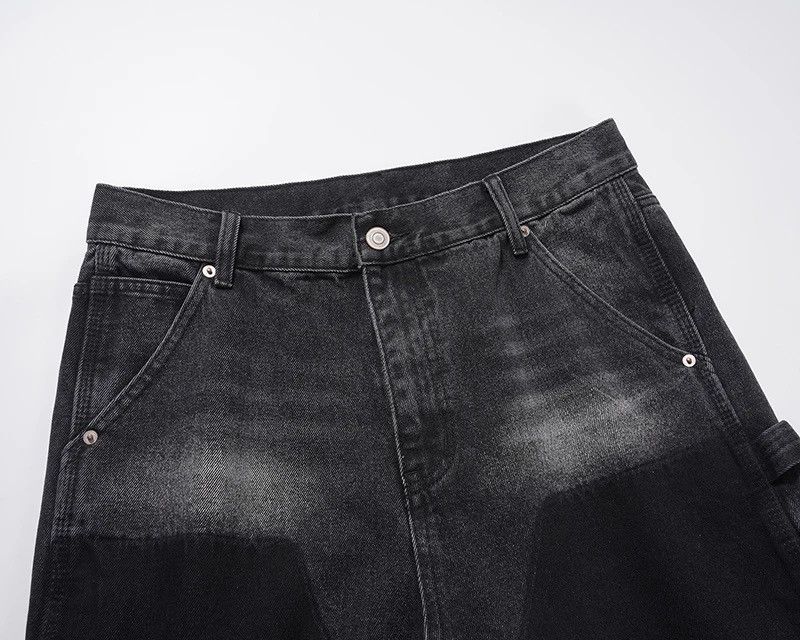 Japanese Brand High street patchwork raw edge logging denim shorts Size US 34 / EU 50 - 8 Thumbnail