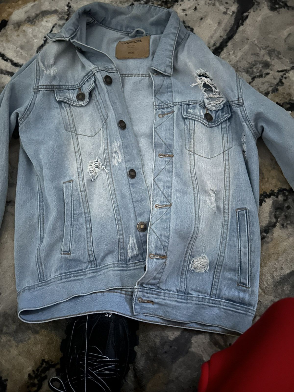 Carbon Carbon jean jacket Size US S / EU 44-46 / 1 - 1 Preview