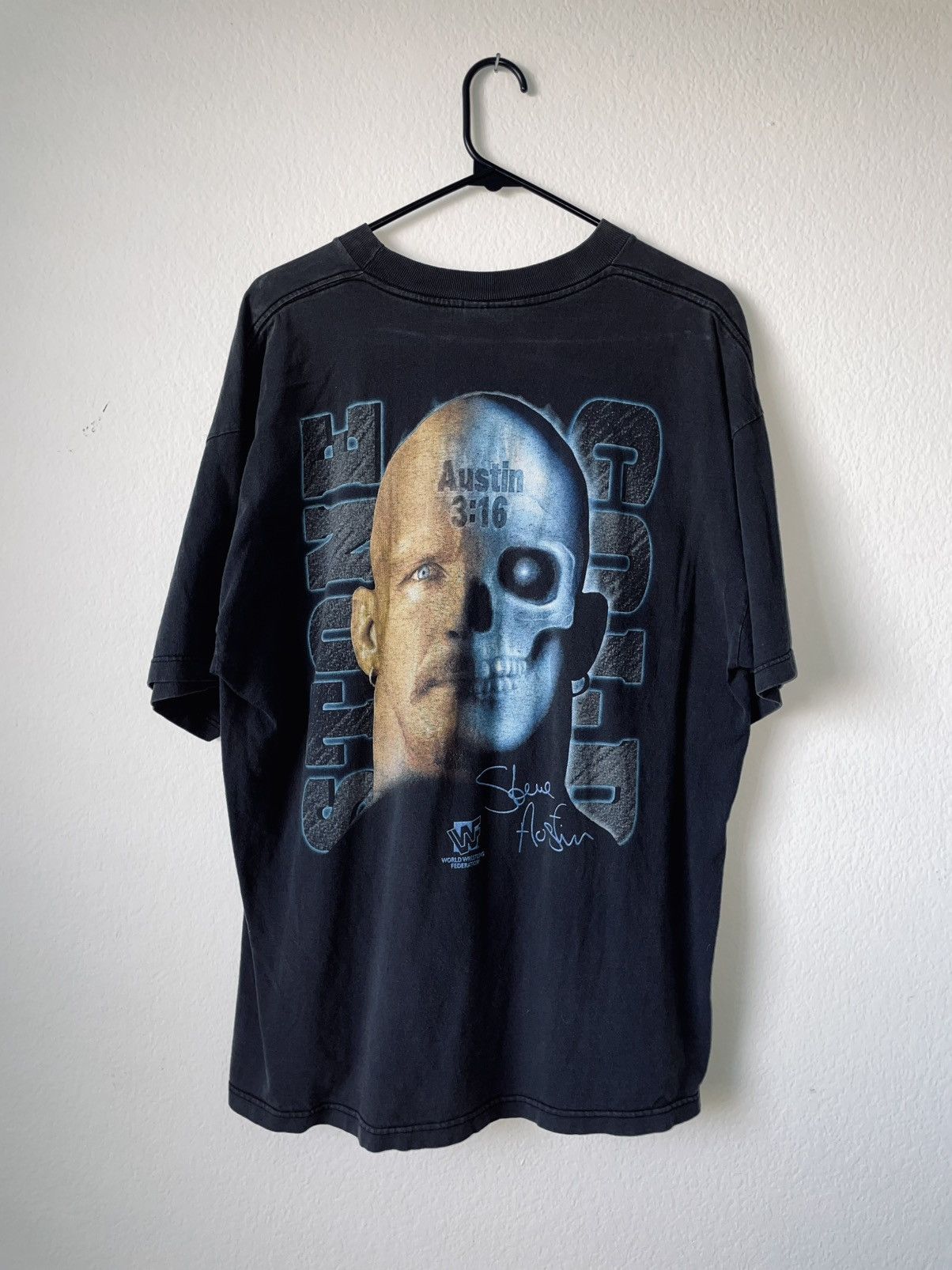 Vintage × WWE × WWF Vintage 1997 Stone Cold Steve Austin Wrestling Tee ...