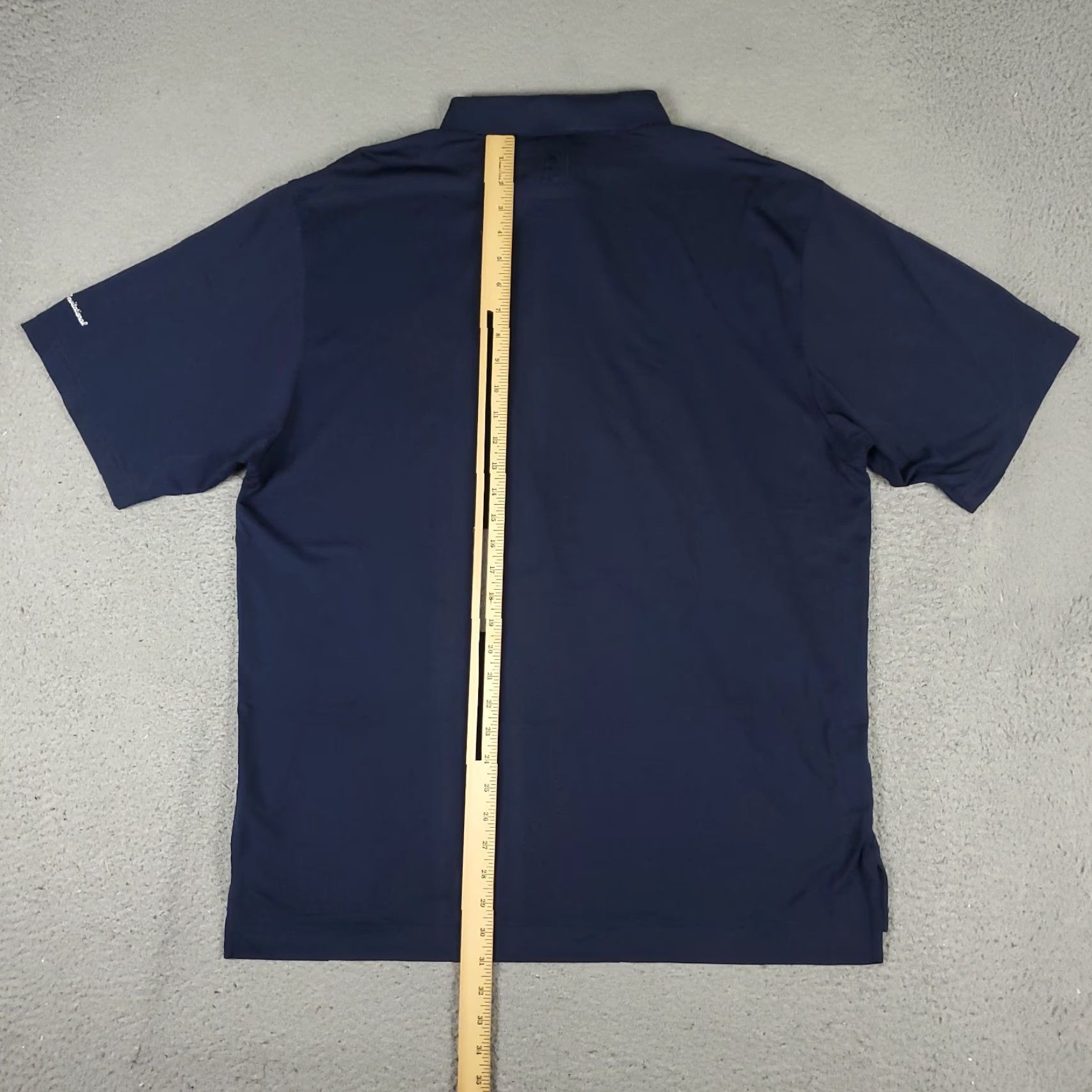 Footjoy FJ Polo Shirt Mens Size Large Navy Blue Golf Casual Short Sleeve Size US L / EU 52-54 / 3 - 5 Thumbnail