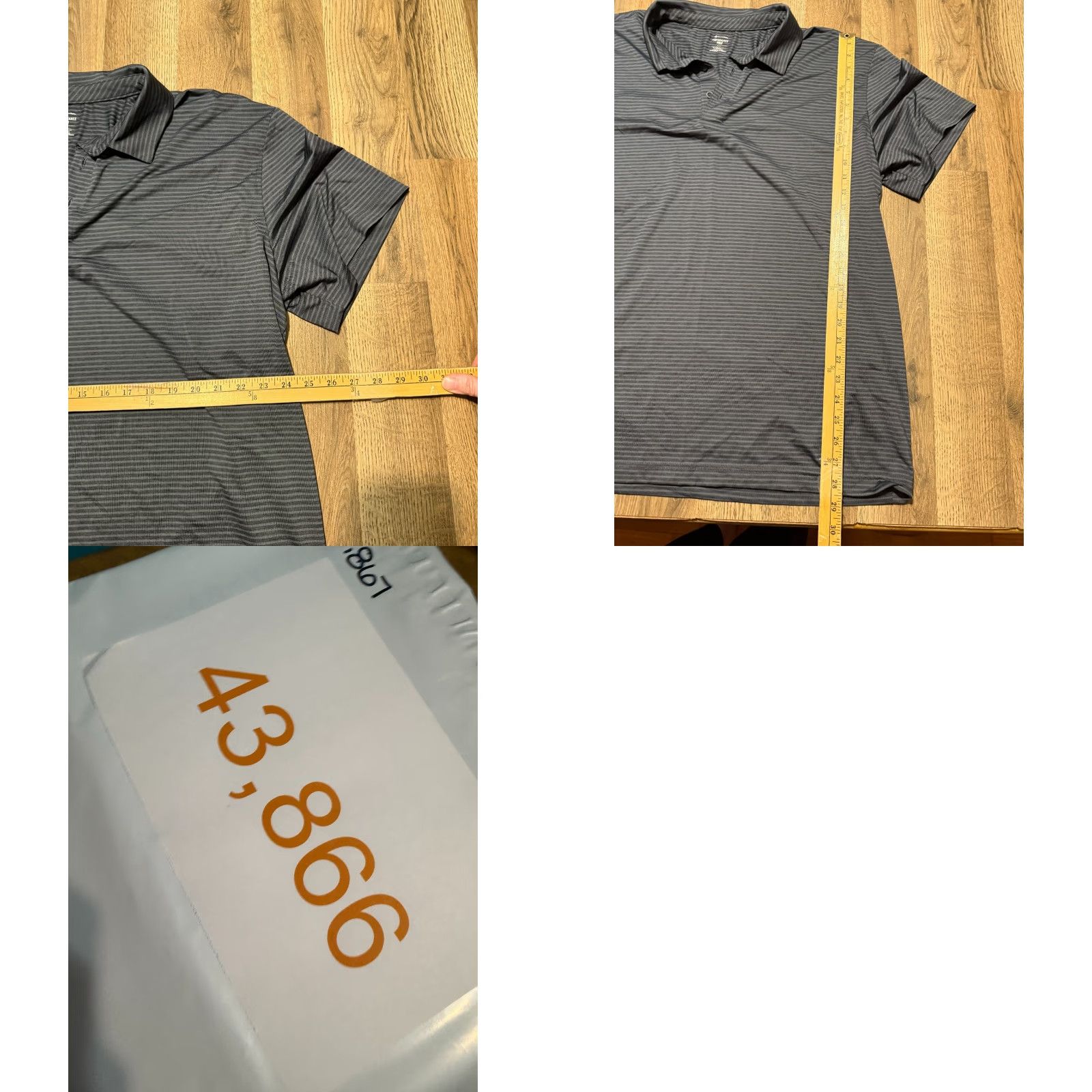 Vintage Member's Mark Polo Men XXL Black Short Sleeve Stretch Casual Shirt Size US XXL / EU 58 / 5 - 8 Thumbnail