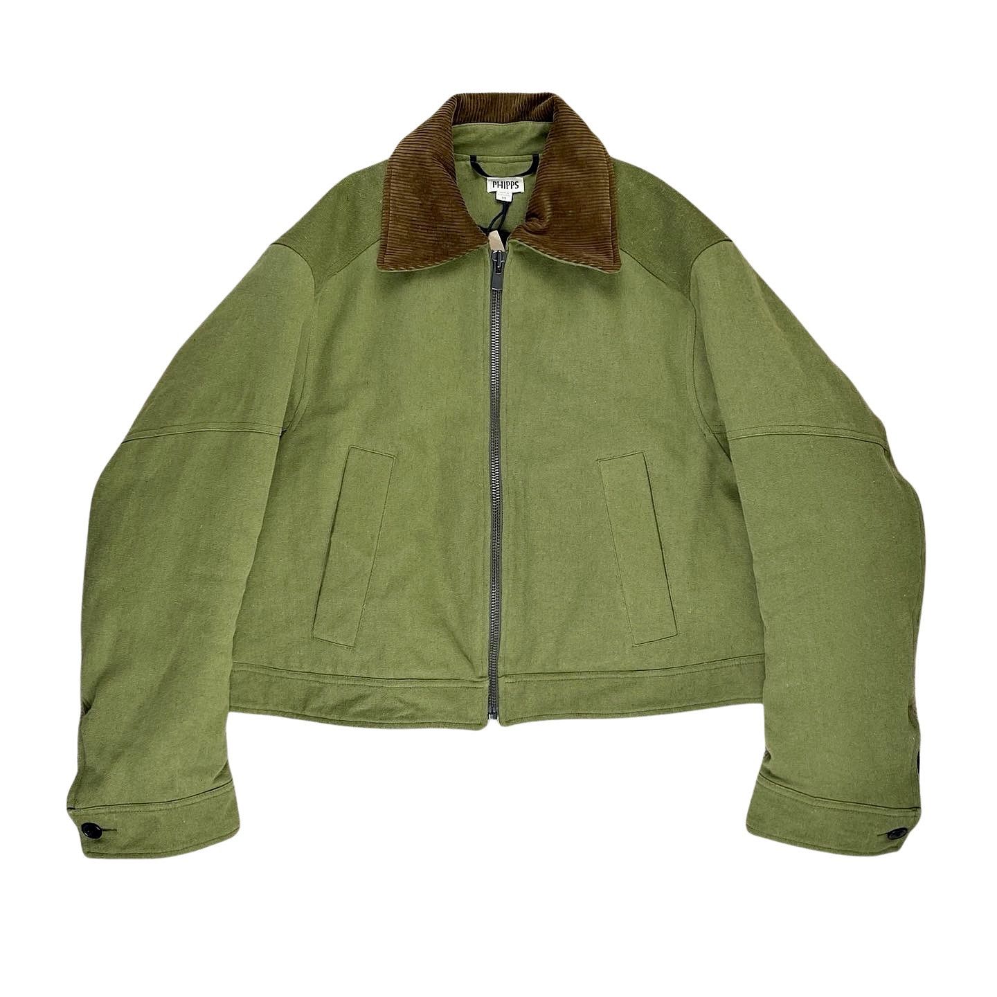 image of Phipps Fw18 Hemp Blend Workwear Jacket in Green, Men's (Size Large)