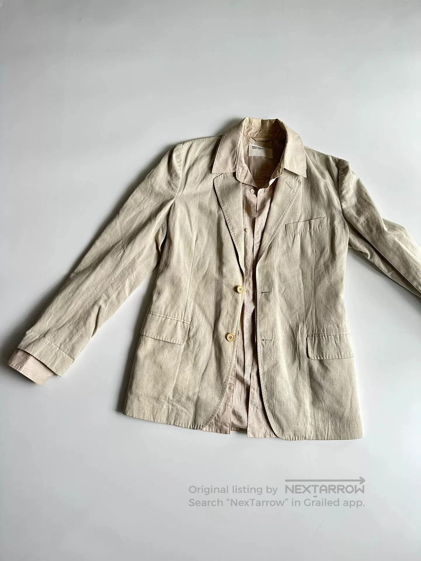 Hussein Chalayan Hussein Chalayan Two-in-One Shirt Jacket. Size US S / EU 44-46 / 1 - 1 Thumbnail