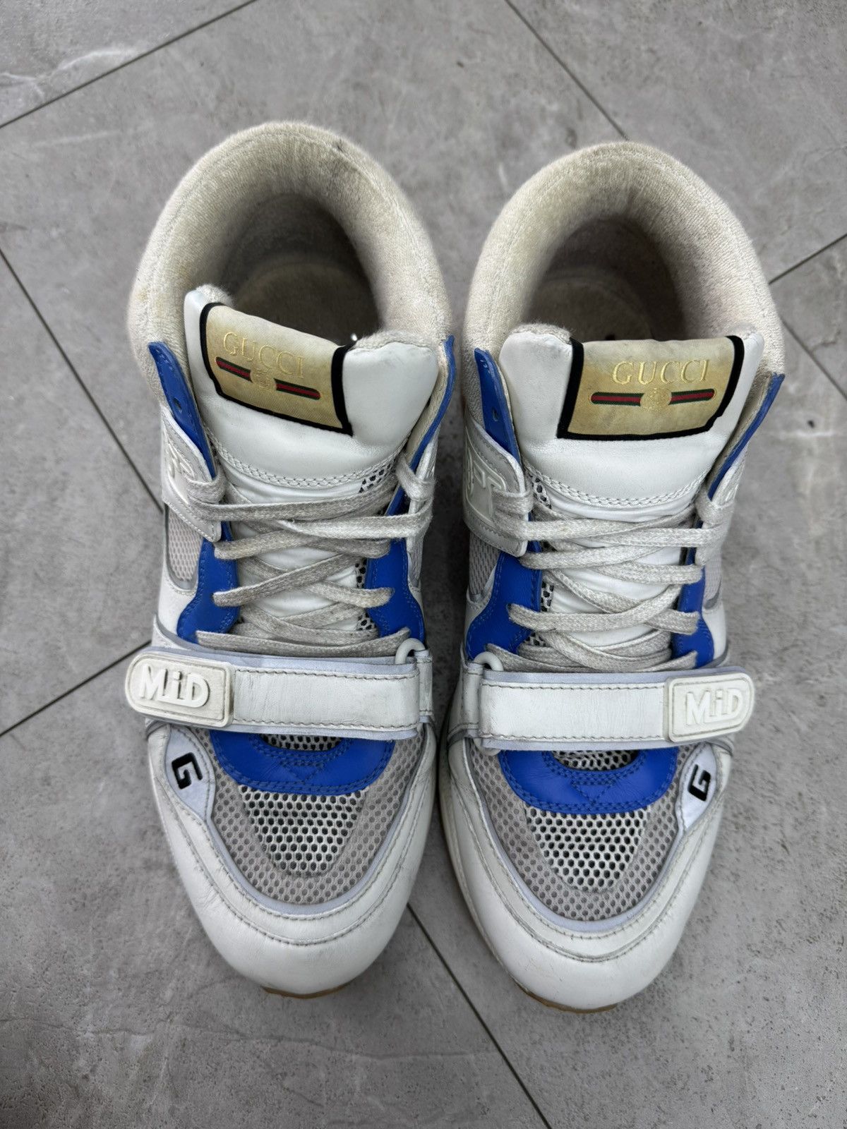 Gucci Gucci Ultraspace Mid White Multi Sneaker Size US 10 / EU 43 - 5 Thumbnail