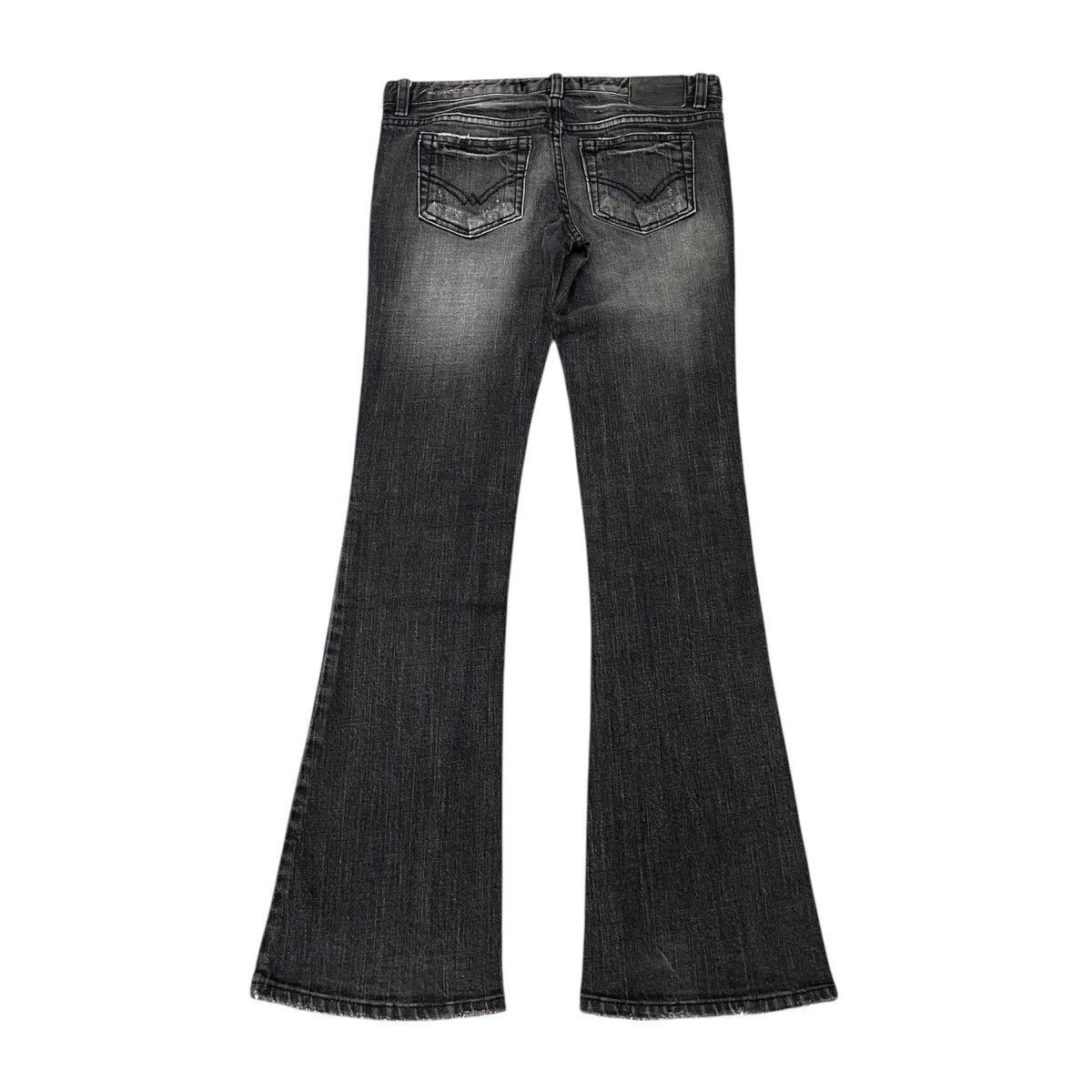 14th Addiction Deep Purple Flared Denim Pant Ifsix Lgb Style Size US 28 / EU 44 - 6 Thumbnail