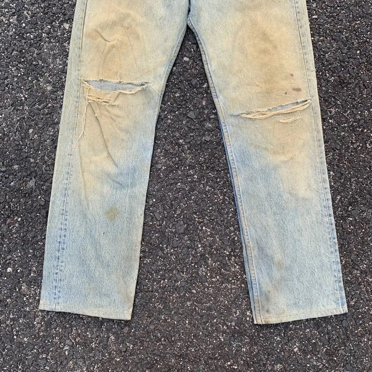 Levi's 💥STEALS💥 Vintage Levi’s Rusty Dirty Distressed Denim Pants Size US 29 - 3 Thumbnail