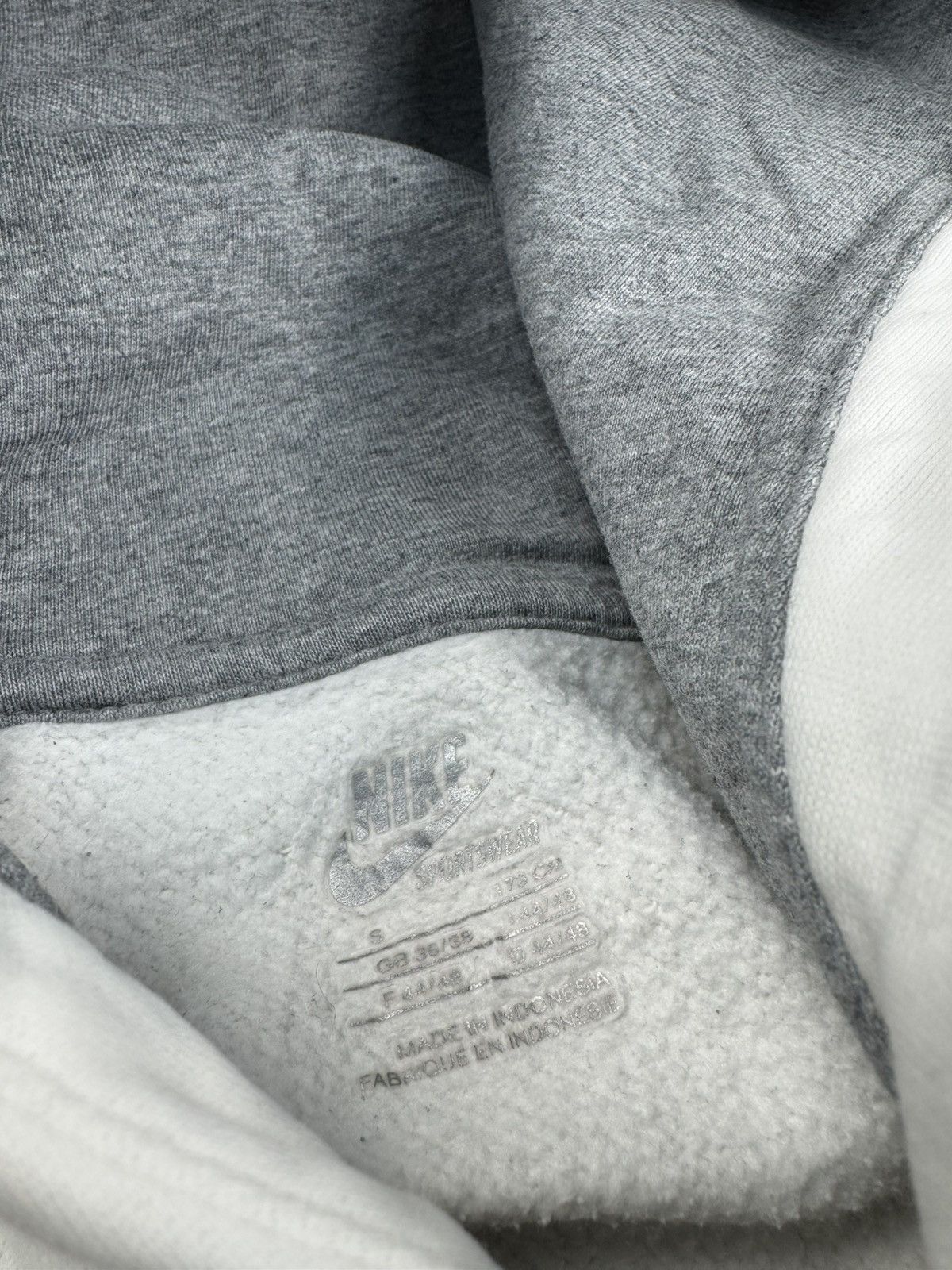 Nike × Vintage NIKE VINTAGE CENTER LOGO OVERSIZE BOXY HOODIE Size US S / EU 44-46 / 1 - 7 Thumbnail