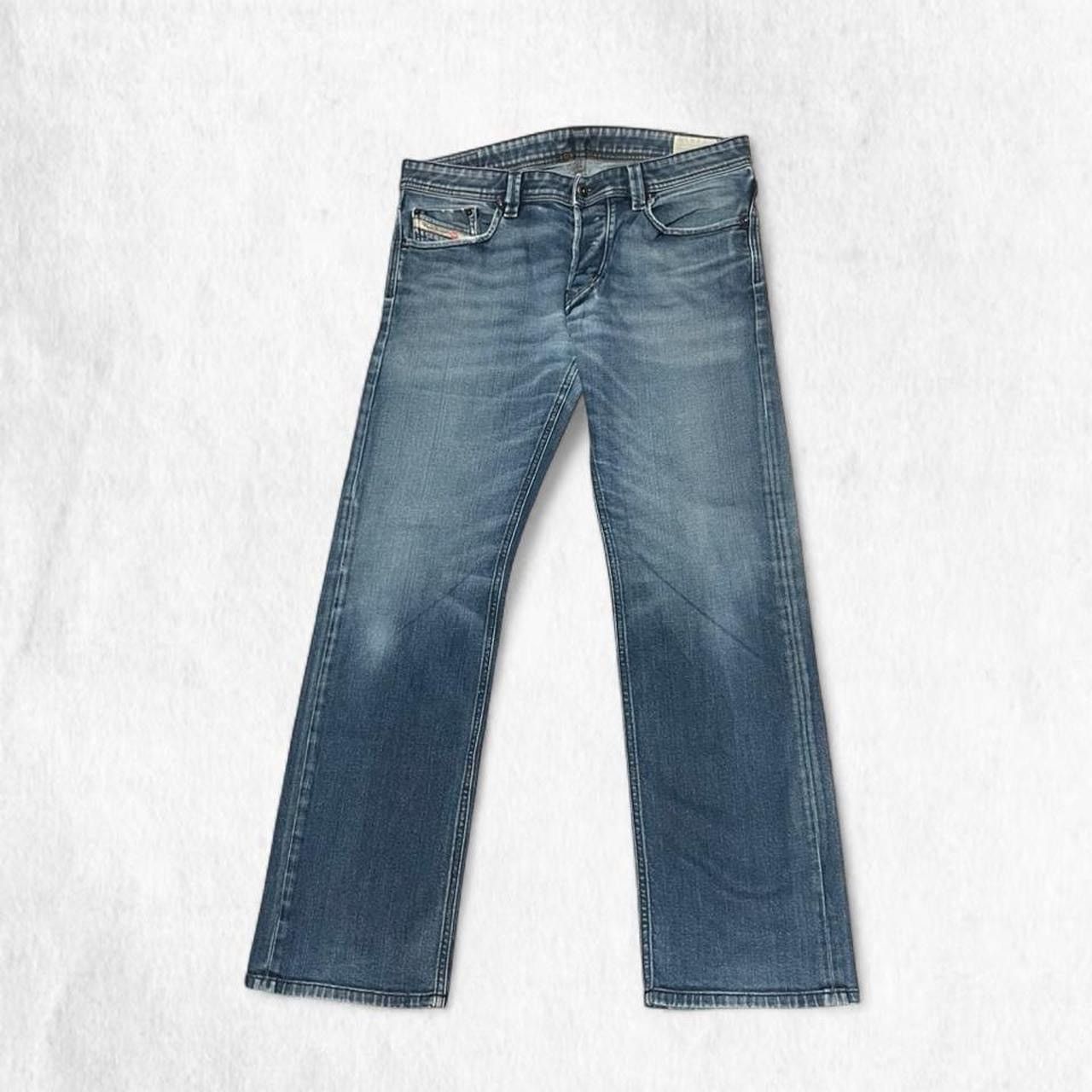 Diesel Diesel VTG LARKEE blue straight leg medium wash jeans Size 33" - 1 Thumbnail