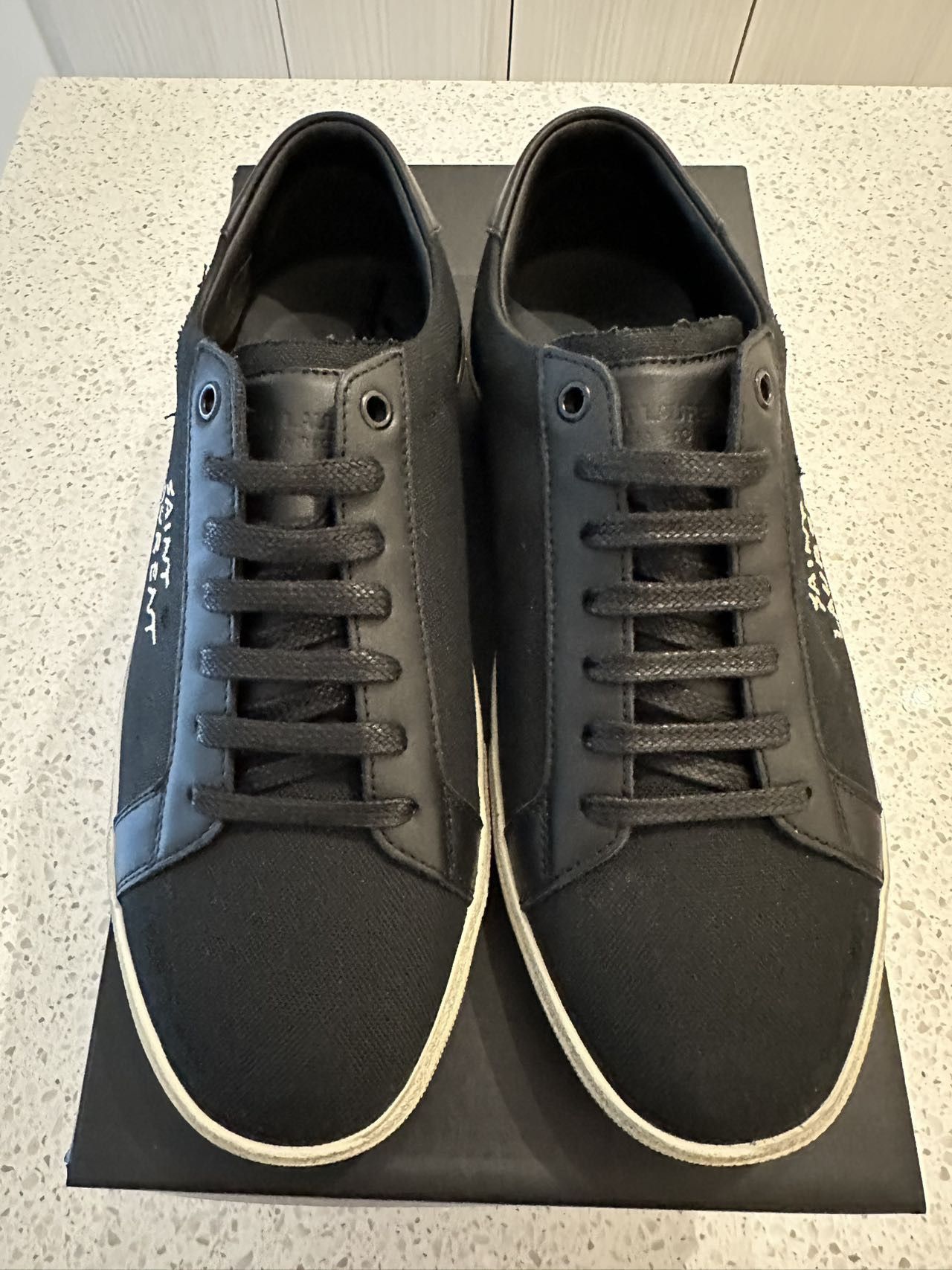 Saint Laurent Paris SLP men’s shoe Elba light/moon plus sneaker Size US 7 / EU 40 - 1 Thumbnail