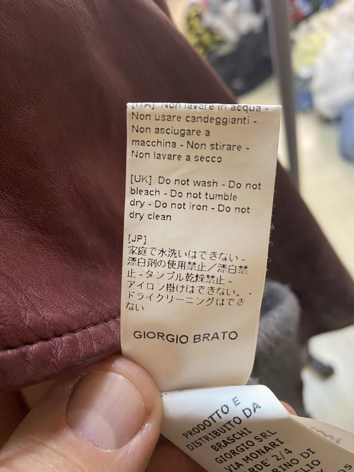 Giorgio Brato Giorgio Brato WLG lamb Leather Dirty Bikers Jacket size 40 Size M / US 6-8 / IT 42-44 - 12 Thumbnail