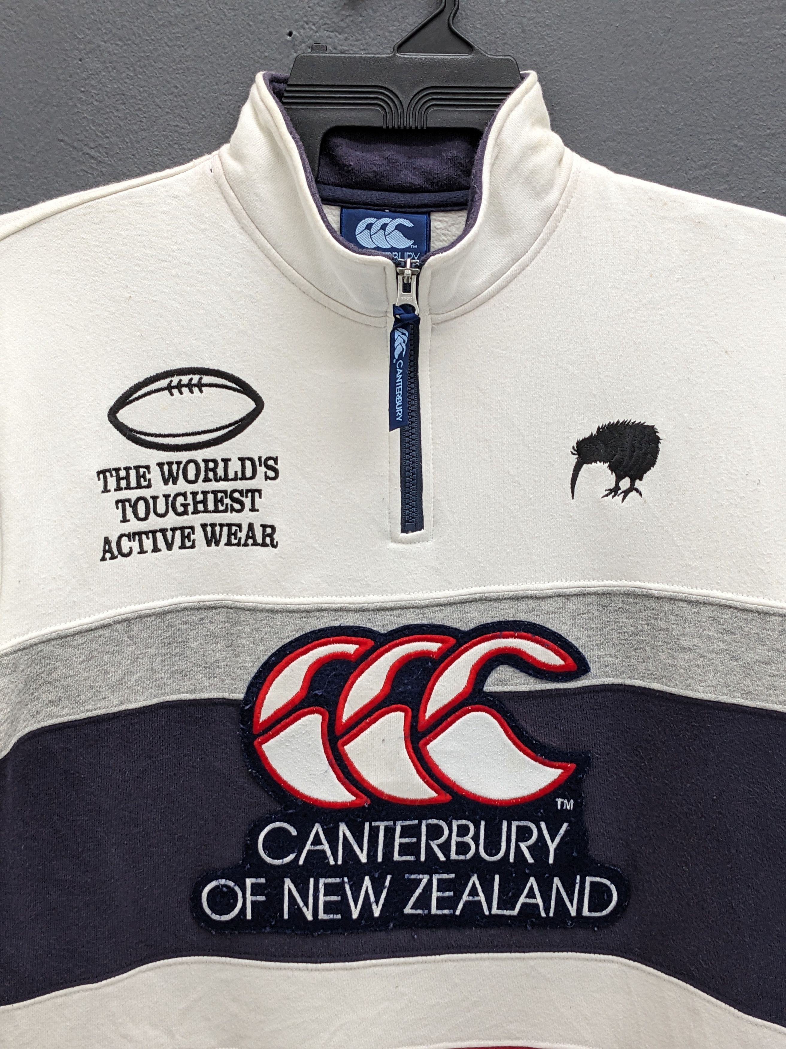 Canterbury of New Zealand Canterbury Of New Zealand Rugby Stripe Sweatshirt Size US L / EU 52-54 / 3 - 3 Thumbnail