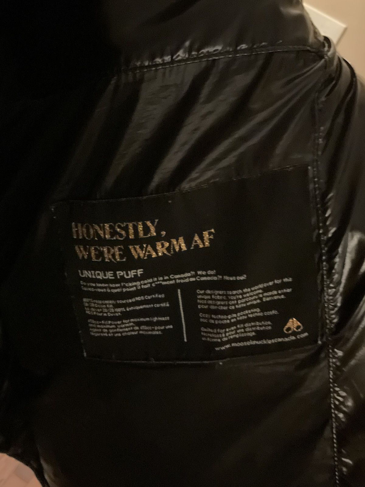 Moose Knuckles Moose Knuckles Black Hooded Reflective Puffer Jacket Size L Size US L / EU 52-54 / 3 - 9 Thumbnail