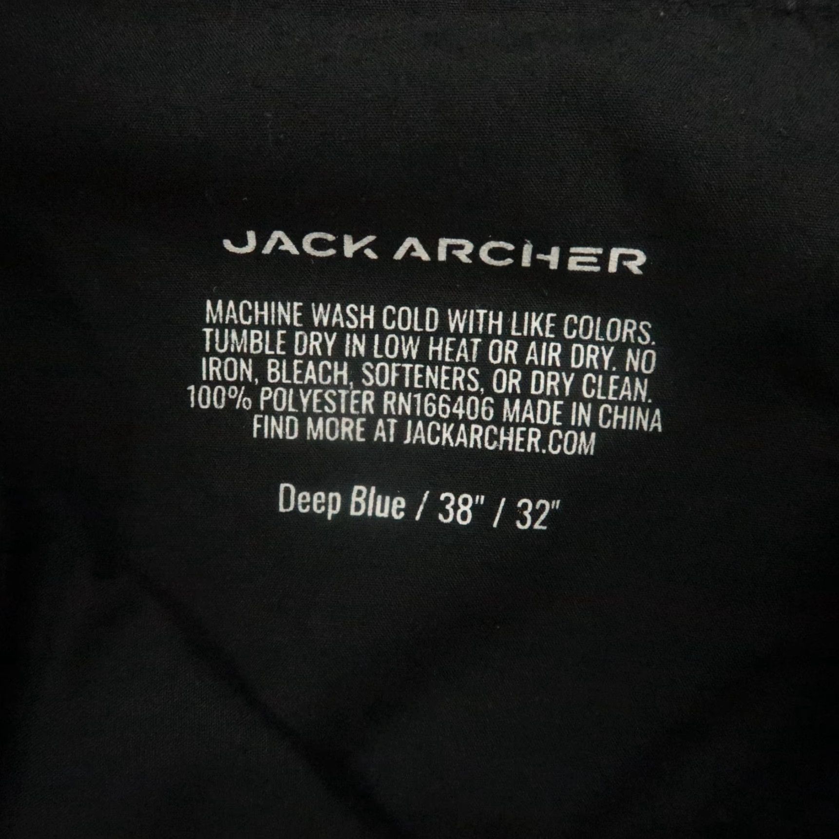 Vintage Jack Archer Pants Men 38x32 Deep Blue Tech Jetsetter Chino Trouser Lightweight Size US 38 / EU 54 - 5 Thumbnail