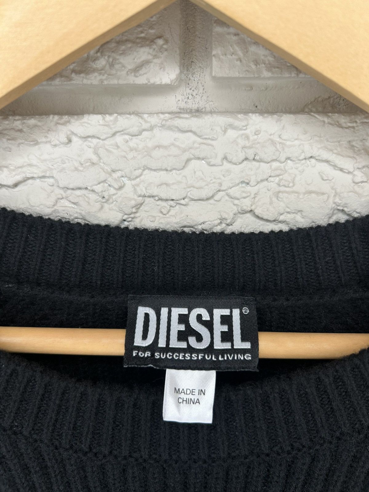 Diesel Diesel K Liff Rib Knit Wool Sweater Size US L / EU 52-54 / 3 - 5 Thumbnail