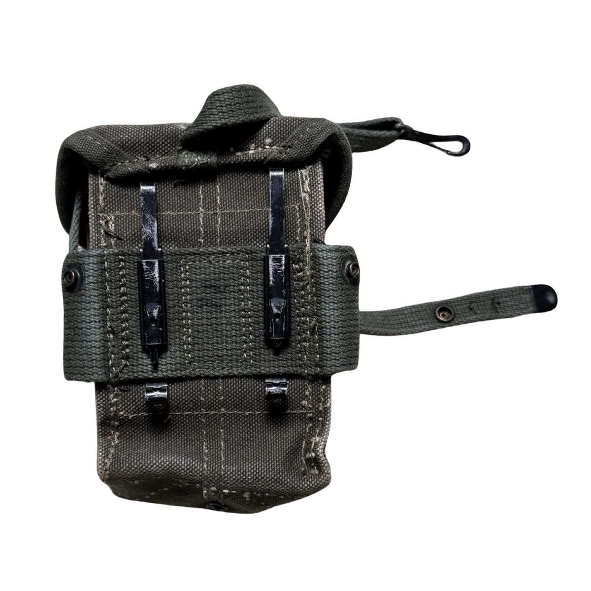 Vintage VTG US M1956 AMMO MAG POUCH OD GREEN CANVAS VIETNAM ERA Size ONE SIZE - 2 Thumbnail