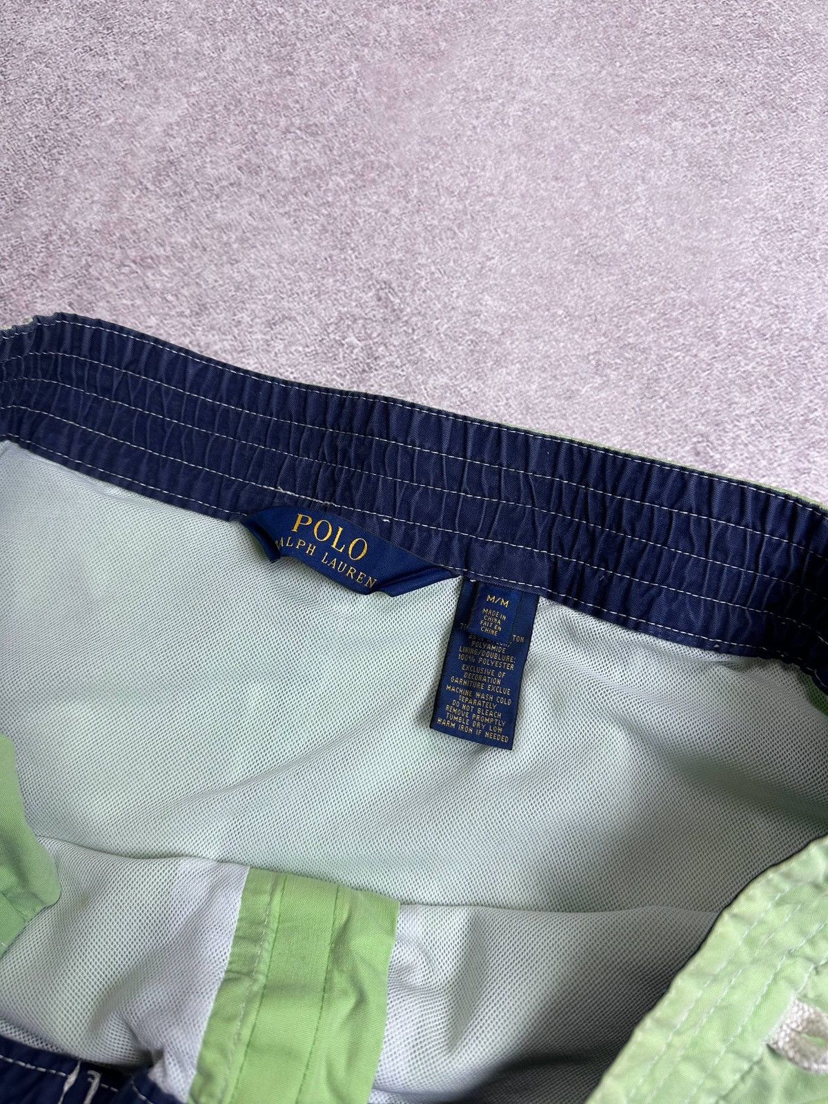 Polo Ralph Lauren Vintage 90s Polo Ralph Lauren Big Pony Nylon Shorts M Size US 32 / EU 48 - 6 Thumbnail