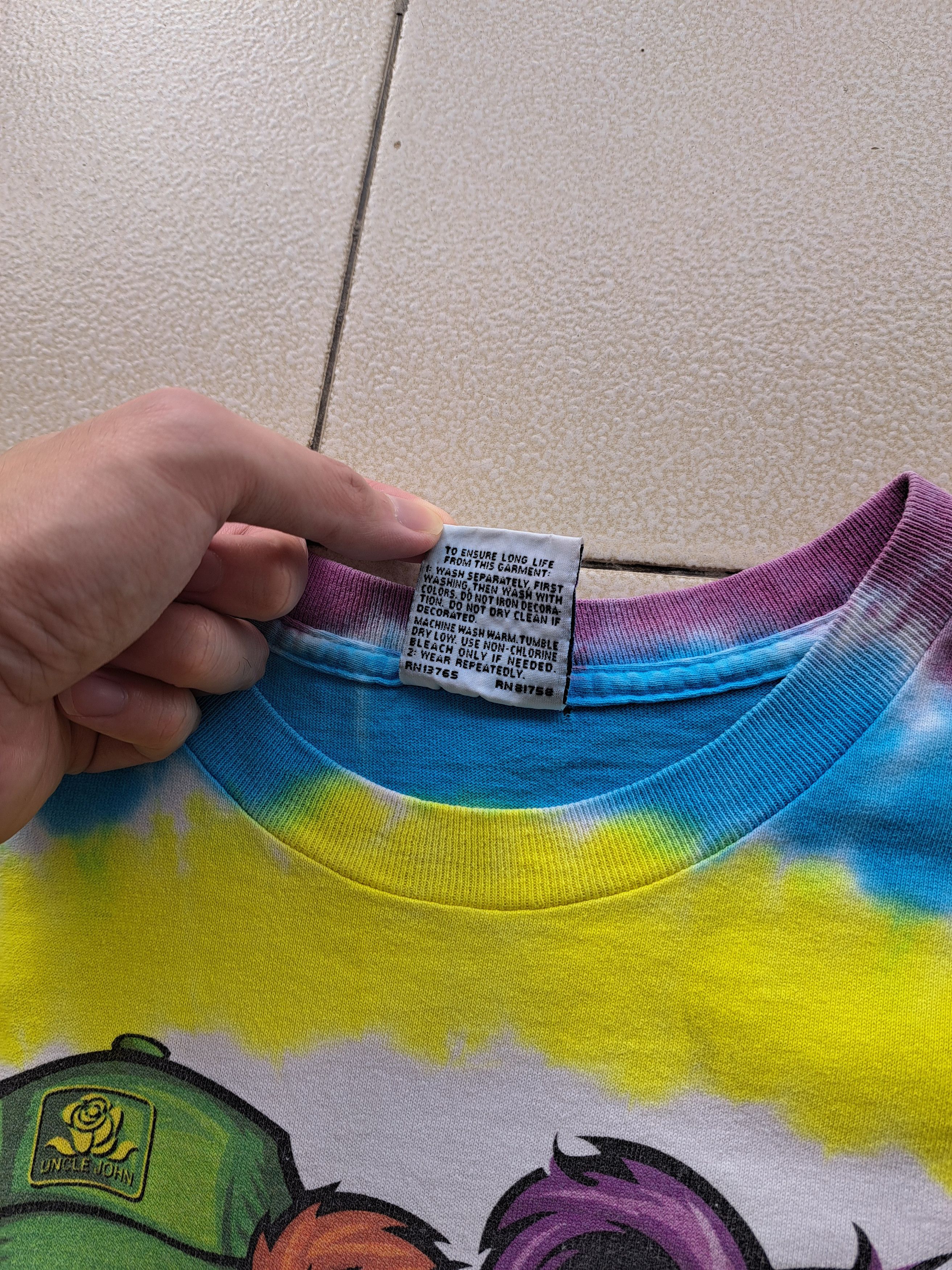 Band Tees × Liquid Blue × Vintage Vintage Grateful Dead Liquid Blue Band T-Shirts Size US M / EU 48-50 / 2 - 6 Thumbnail