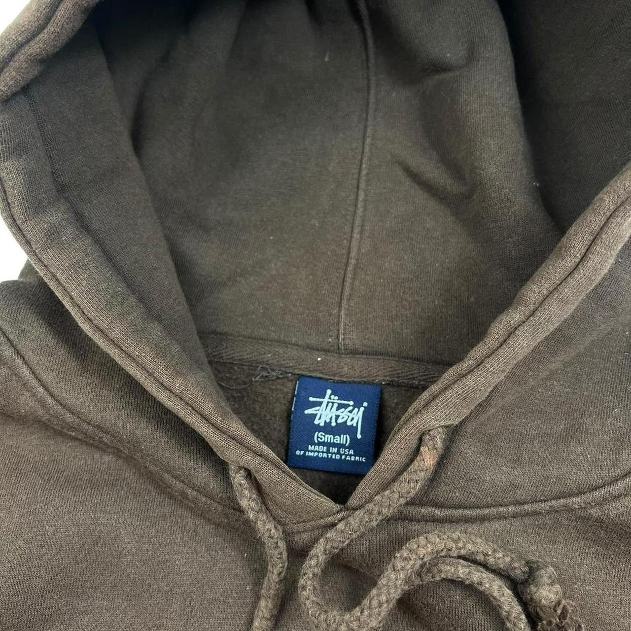 Stussy Vintage 2000s Stussy Brown Air Force Hoodie - Small Size US S / EU 44-46 / 1 - 3 Thumbnail