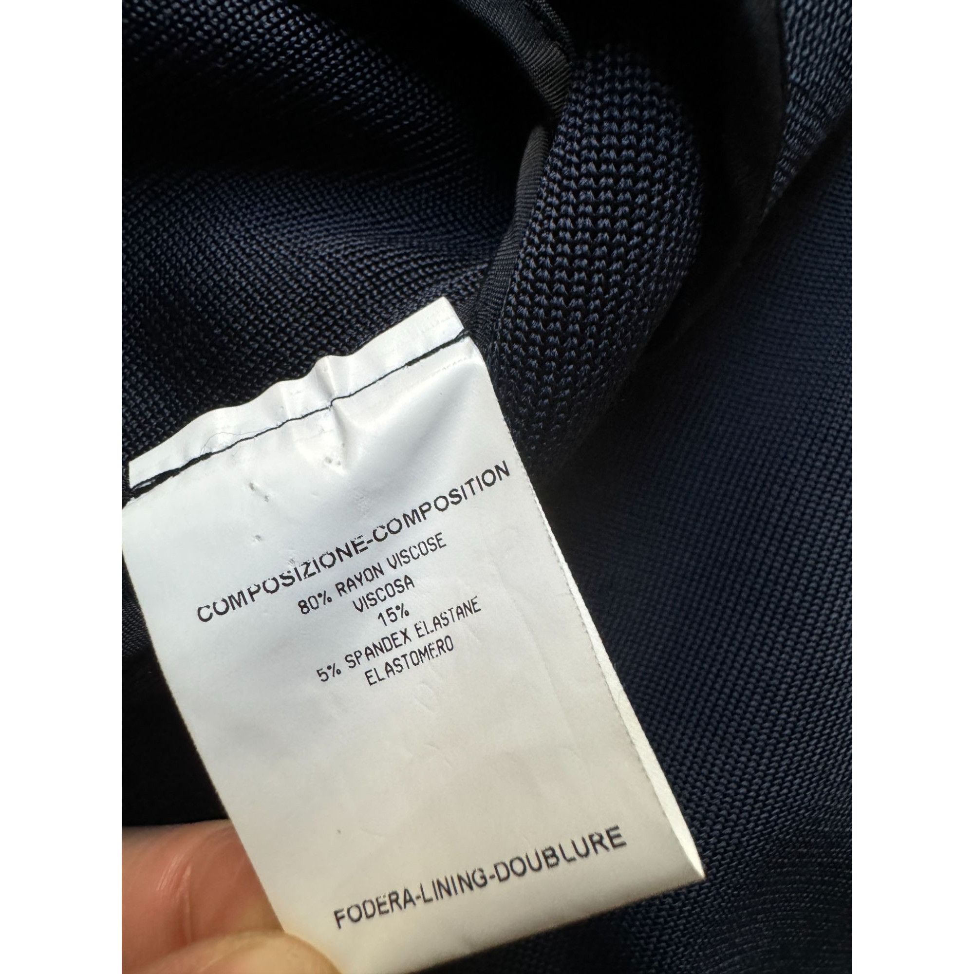 Tom Ford × Yves Saint Laurent Tom Ford Heavy Navy Blazer Jacket Size L / US 10 / IT 46 - 8 Thumbnail