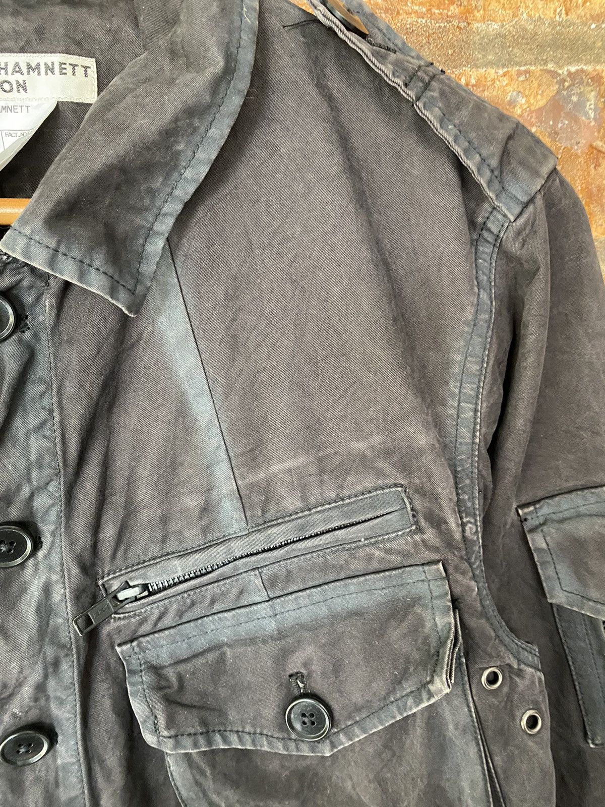 Katharine Hamnett London Vtg Katharine Hamnett Wax wash Multipocket jacket Size US S / EU 44-46 / 1 - 8 Thumbnail