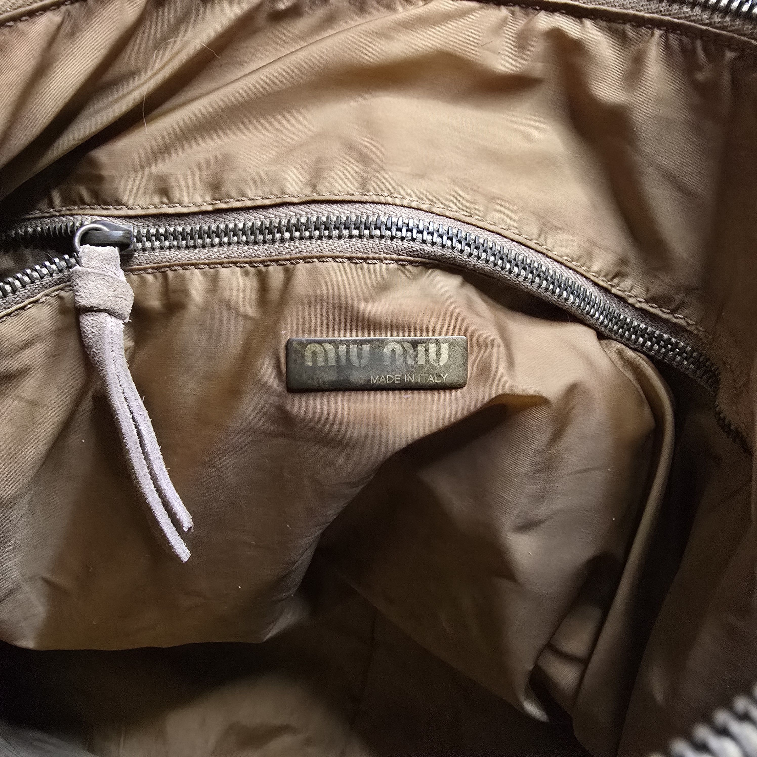 Miu Miu Miu Miu - Archive Canvas Multipocket Shoulder Bag Size ONE SIZE - 17 Thumbnail