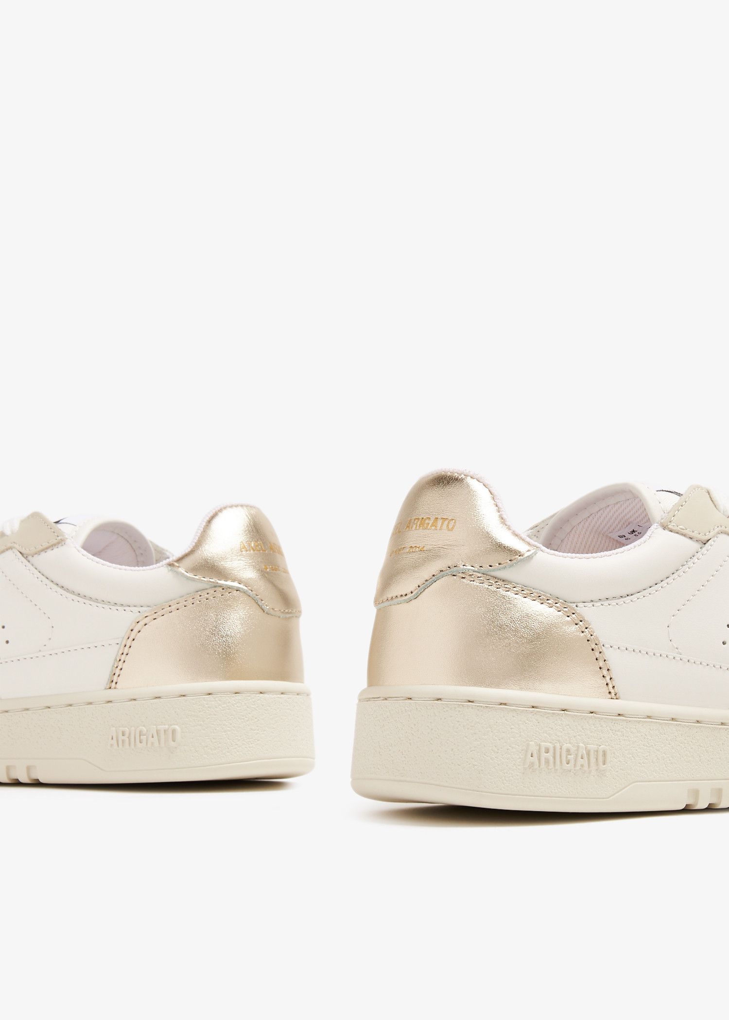 Axel Arigato o1s22i1n0425 Low-Top Sneakers in White/Gold Size US 10 / IT 40 - 3 Thumbnail