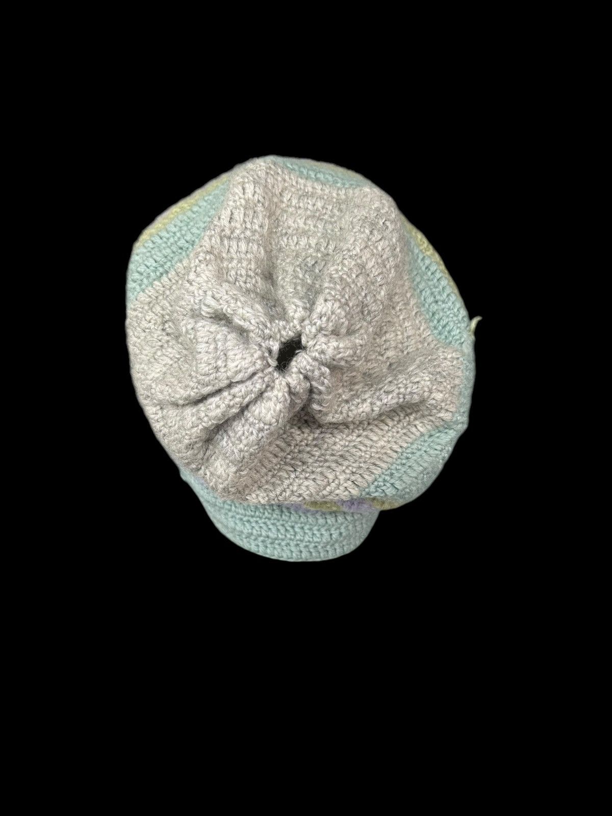 Japanese Brand × Kapital × Vintage Crochet Knitted handmade big Beanie Hats Rare ☠️☠️ Size ONE SIZE - 3 Thumbnail
