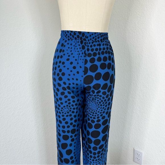 Bottega Veneta Bottega Veneta Resort 2016 Dotted Swirl Silk Spiral Trousers Size 27" / US 4 / IT 40 - 8 Thumbnail