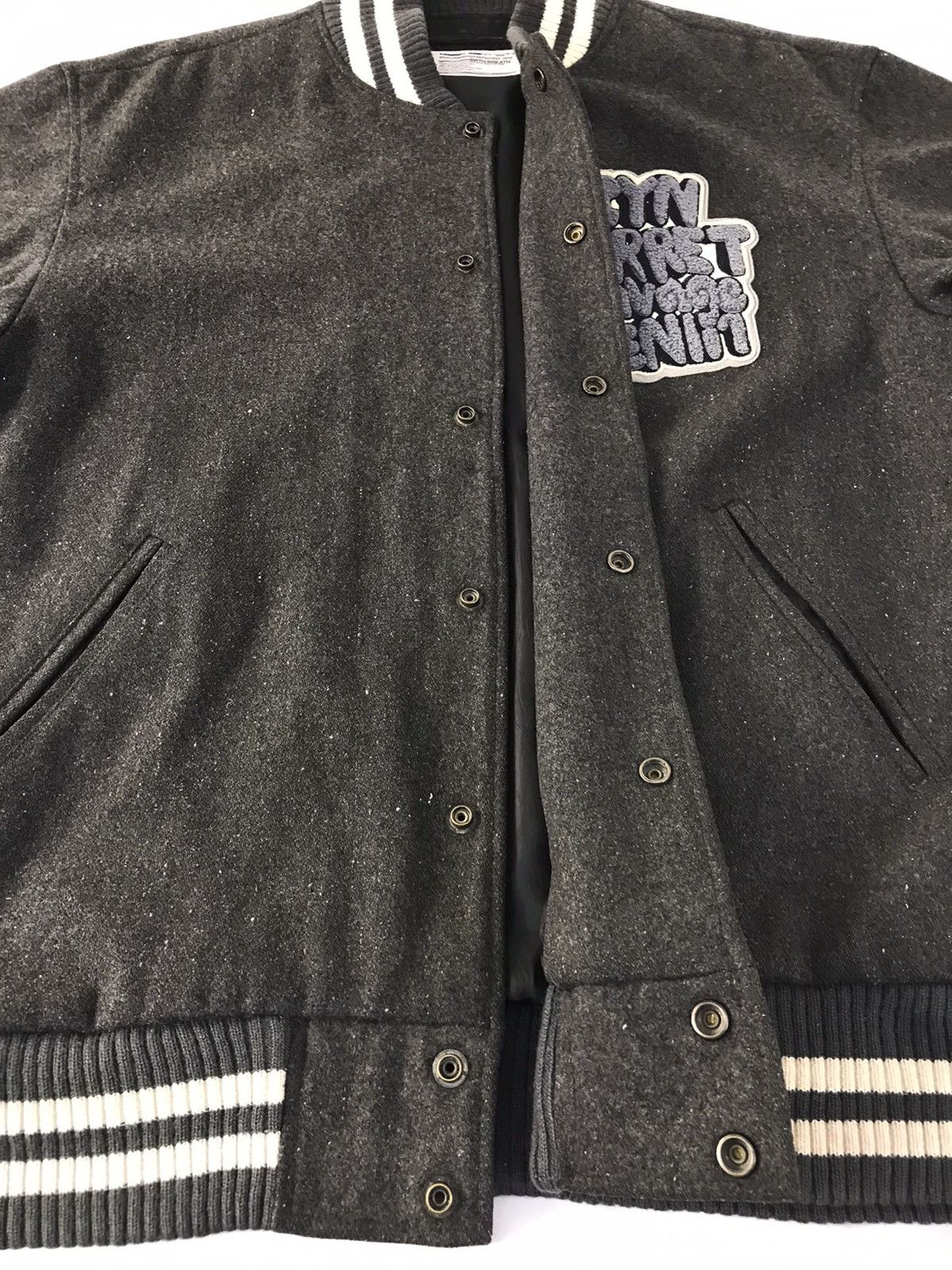 Japanese Brand Vtg BRTH-BREATH Invinciblearmurda 9 Varsity Jacket Wool Size US XL / EU 56 / 4 - 7 Thumbnail