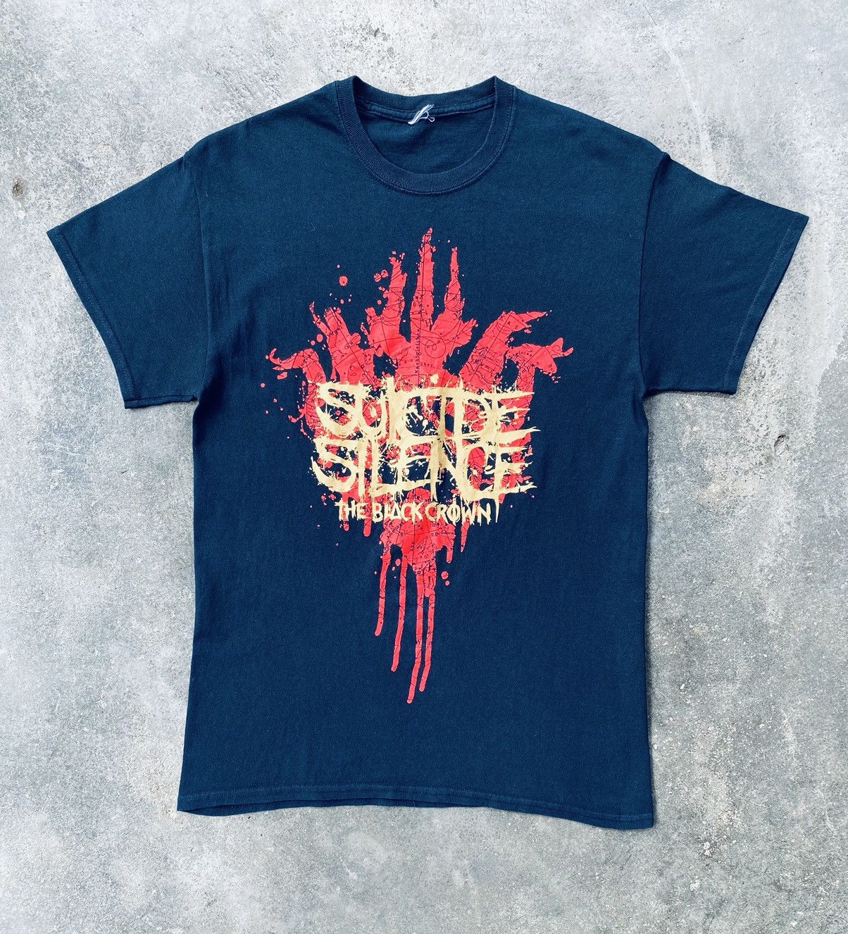 Band Tees Vintage Suicide Silence Deathcore Band Tees Size US M / EU 48-50 / 2 - 1 Thumbnail