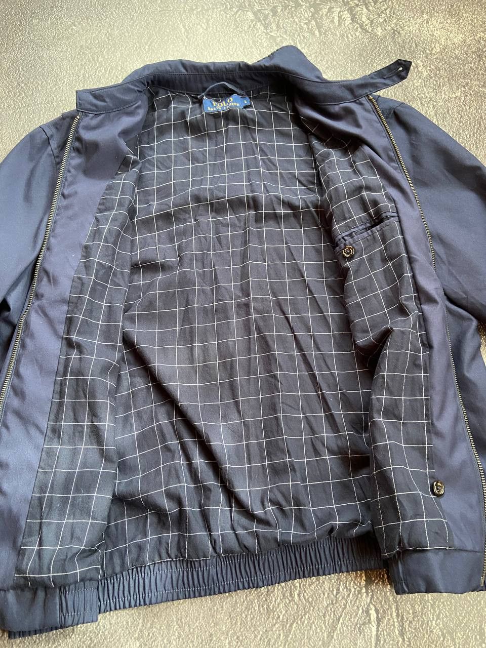 Polo Ralph Lauren Polo Ralph Lauren Navy Blue Classic Windbreaker Jacket Size US L / EU 52-54 / 3 - 3 Thumbnail