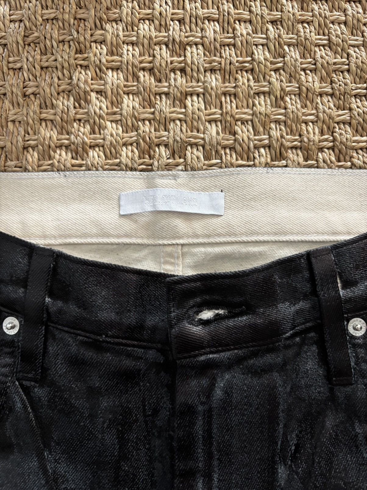 Helmut Lang Helmut Lang foiled lowrise straight Jeans Size US 30 / EU 46 - 3 Thumbnail