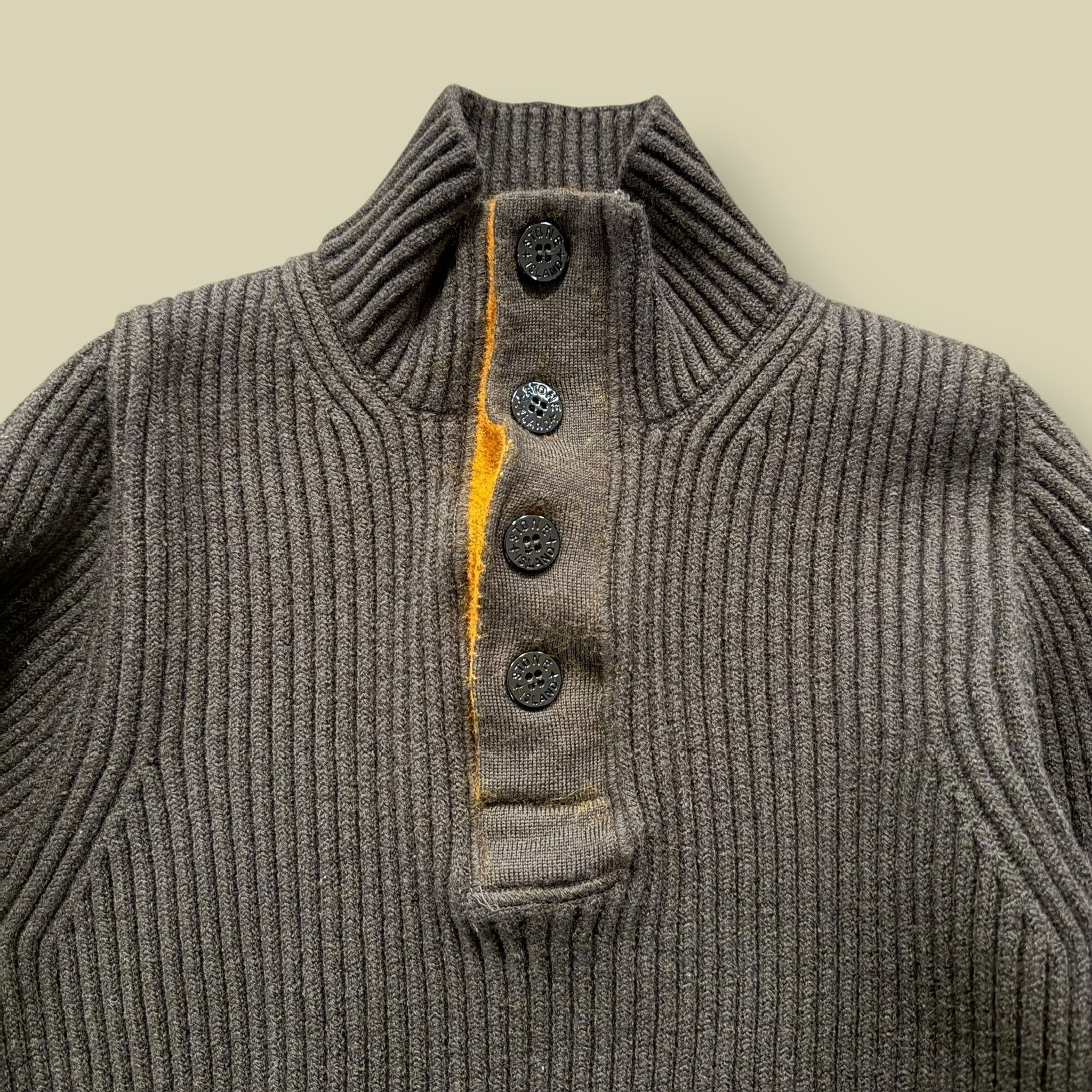 Stone Island Stone Island Brown wool sweater Size US M / EU 48-50 / 2 - 2 Thumbnail