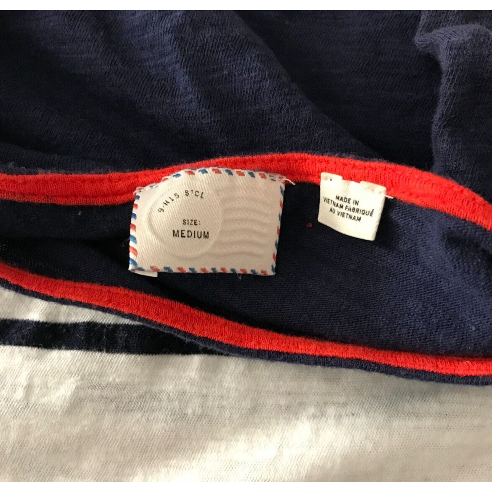 Anthropologie Anthropologie Postmark Women's Navy/White Striped Shirt Size M / US 6-8 / IT 42-44 - 4 Thumbnail