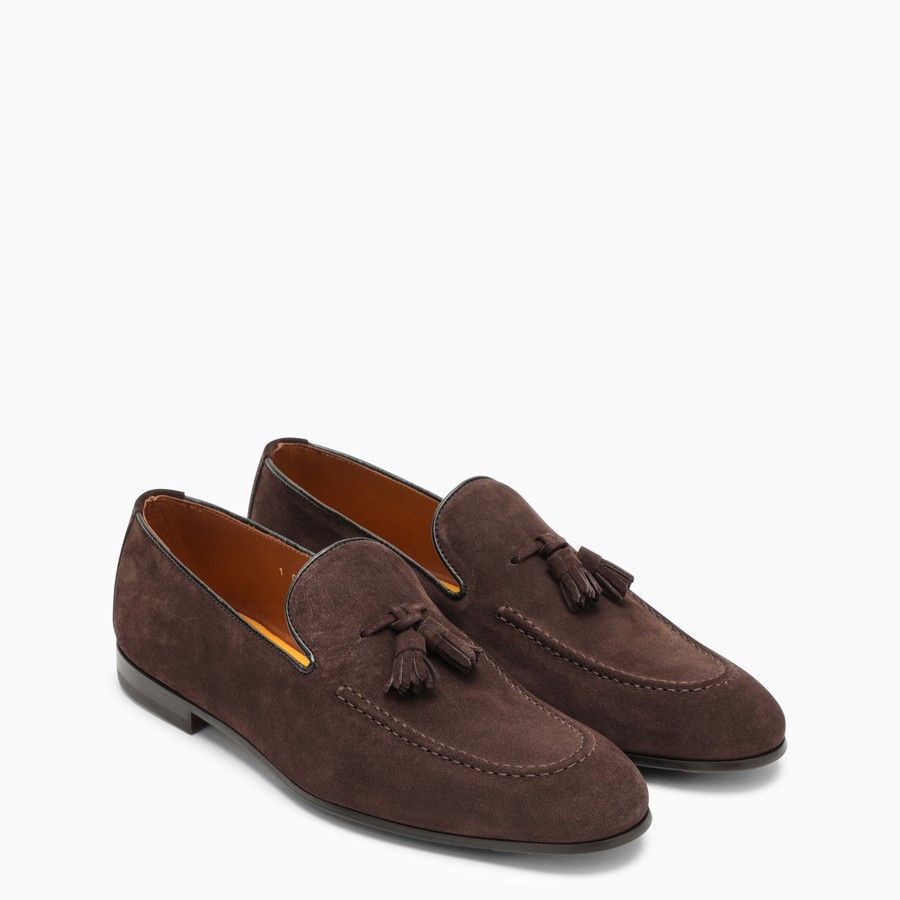image of Doucals O1D2Blof0324 Loafers In Brown, Men's (Size 12)
