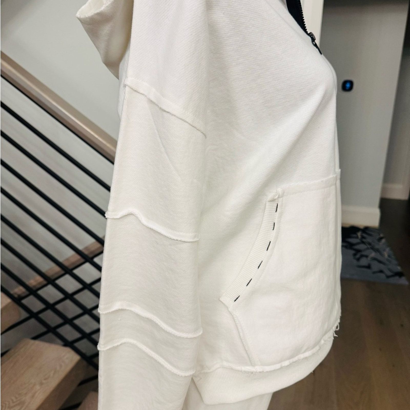 Other Punk Queen Women's White Cotton Tracksuit size S Size 27" / US 4 / IT 40 - 7 Thumbnail