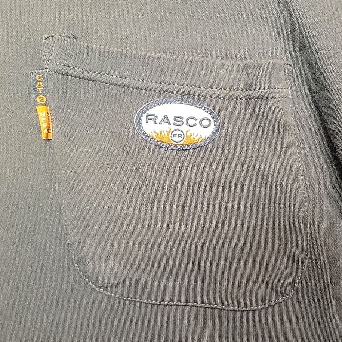 Vintage Rasco FR Shirt Mens 4XL Gray Henley Flame Long Sleeve Workwear Shirt Size US XXL / EU 58 / 5 - 2 Thumbnail