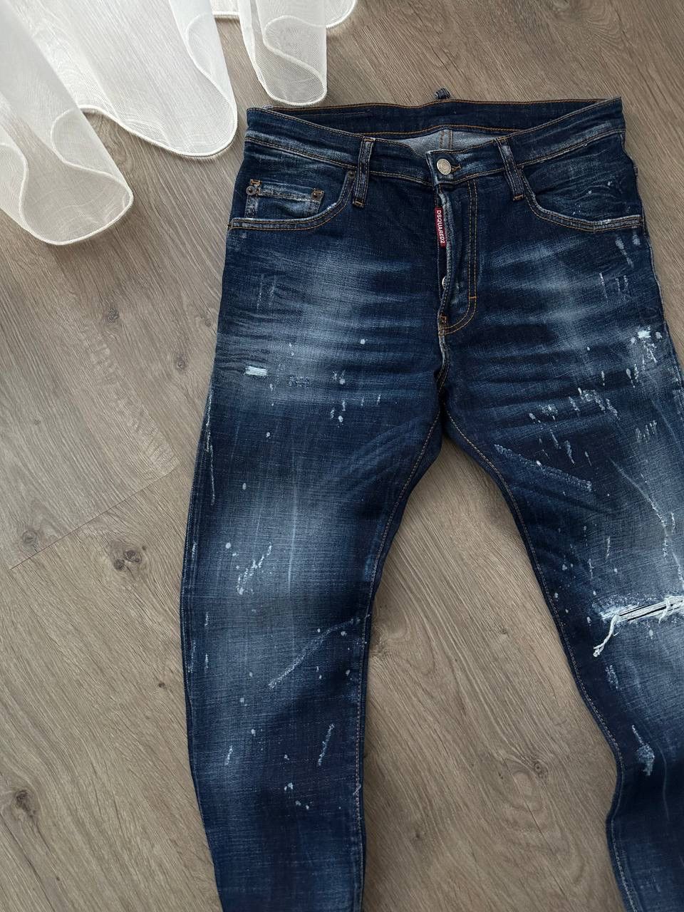 Dsquared2 × Vintage Vintage Disquared2 Denim Big Logo Pants Size US 32 / EU 48 - 15 Thumbnail